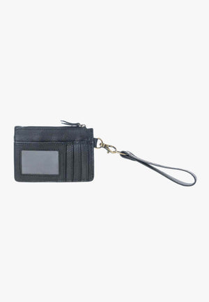 Myra Navajo Sky Handtooled Hairon Leather Card Holder