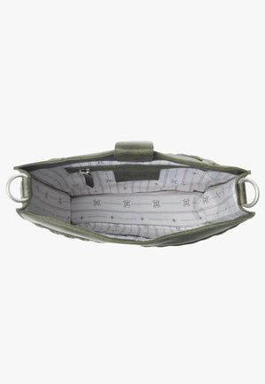 Myra Zidana Mirelle Woven Veg Tanned Leather Sling Bag