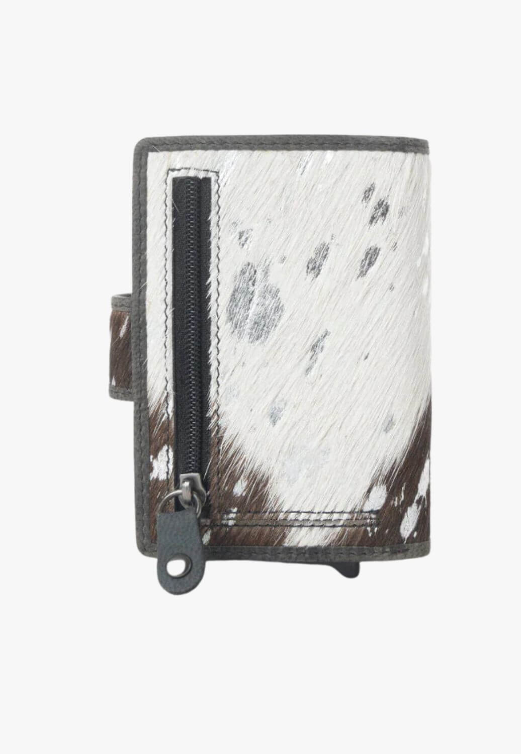 Myra Monsoon Ink Hairon Leather Credit Card Holder