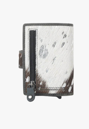 Myra Monsoon Ink Hairon Leather Credit Card Holder