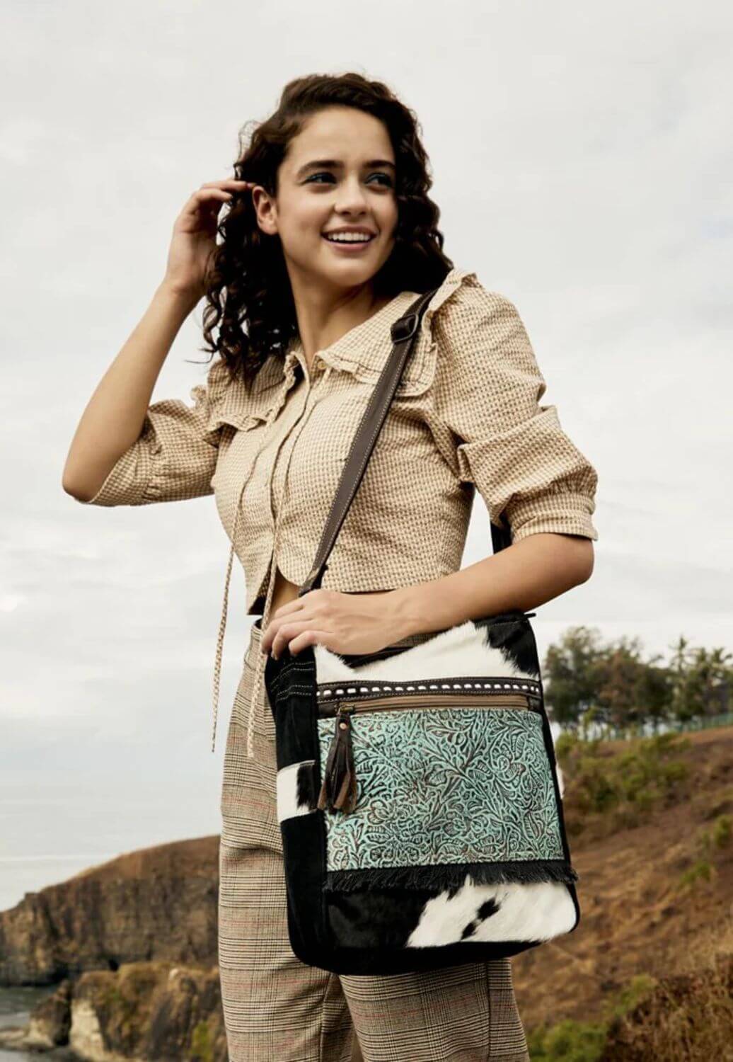Myra Forest Sky Shoulder Bag