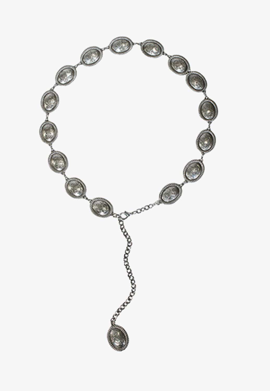 Angel Ranch CLOTHING-Womens Belts Angel Ranch Womens Floral Oval Concho Belt