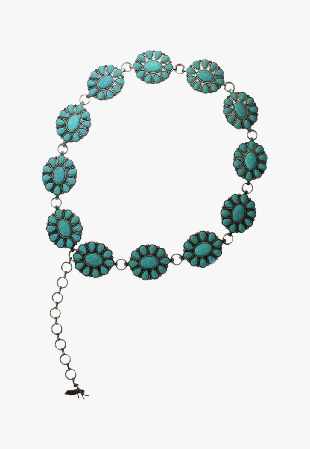 Angel Ranch CLOTHING-Womens Belts Angel Ranch Womens Flower Concho Belt