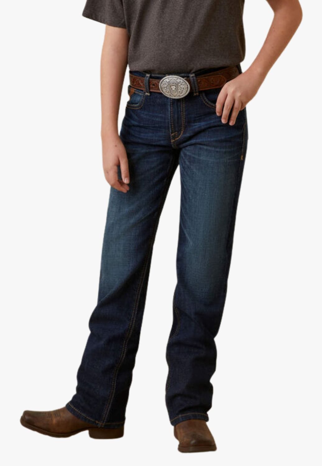 Ariat CLOTHING-Boys Jeans Ariat Boys B5 Hansen Straight Leg Jean