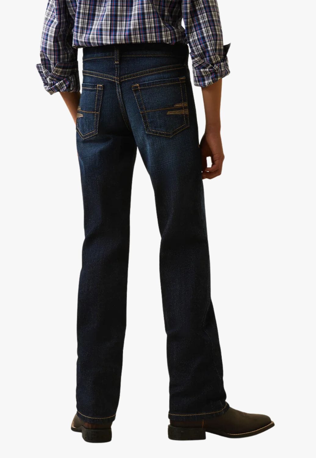 Ariat CLOTHING-Boys Jeans Ariat Boys B5 Treven Straight Leg Jean