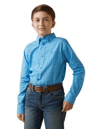 Ariat CLOTHING-Boys Long Sleeve Shirts Ariat Boys Lake Classic Long Sleeve Shirt
