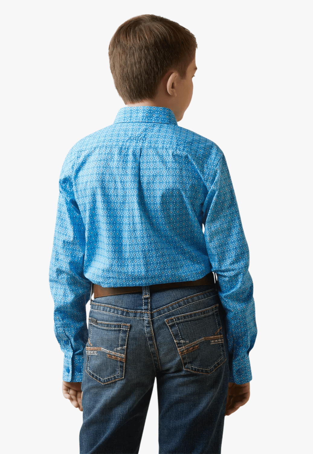Ariat CLOTHING-Boys Long Sleeve Shirts Ariat Boys Lake Classic Long Sleeve Shirt
