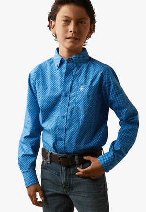 Ariat CLOTHING-Boys Long Sleeve Shirts Ariat Boys Lloyd Classic Long Sleeve Shirt