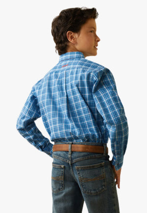 Ariat CLOTHING-Boys Long Sleeve Shirts Ariat Boys Pro Series Leyton Classic Long Sleeve Shirt