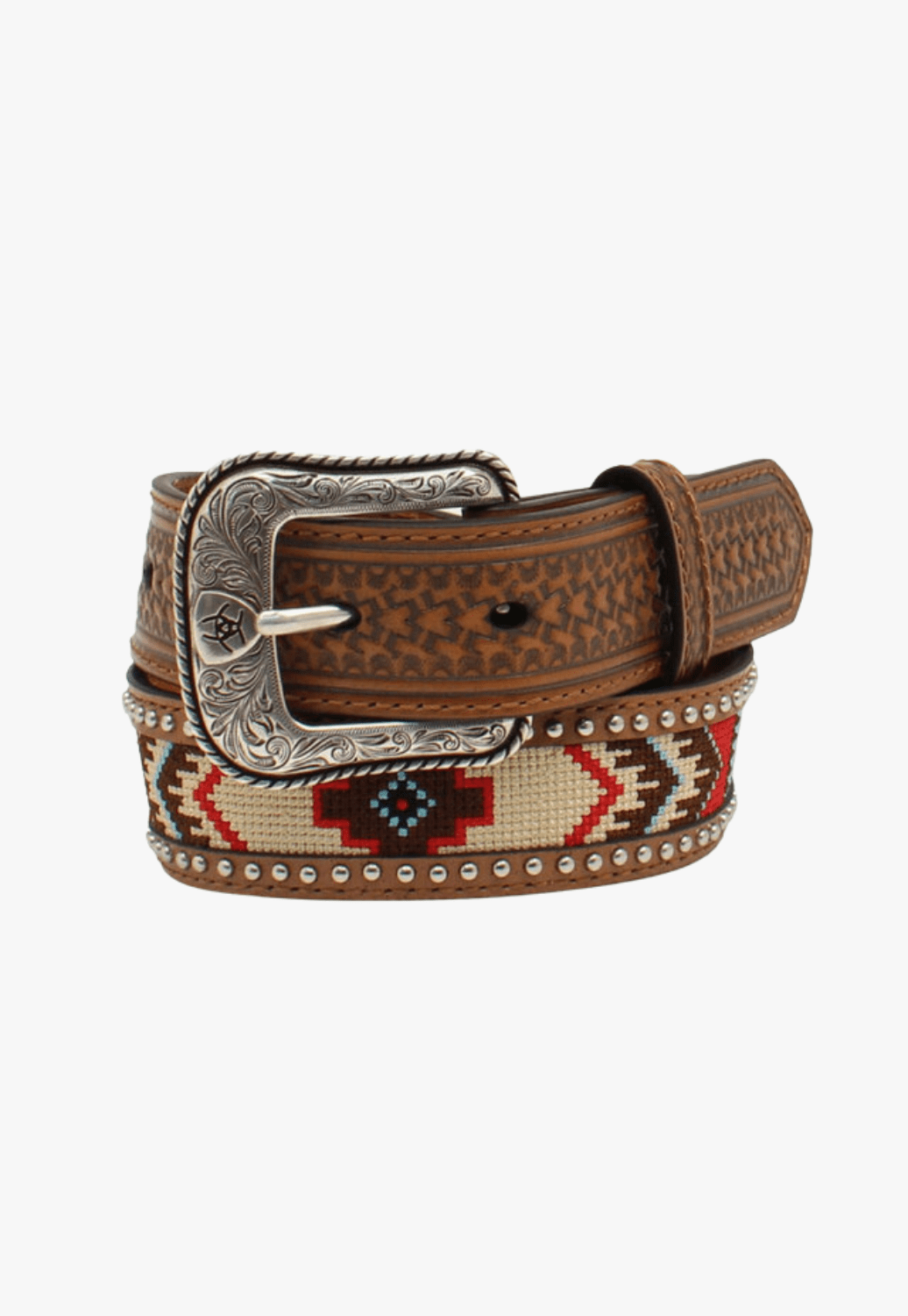 Ariat CLOTHING-Boys Belts & Braces Ariat Boys Southwestern Patterned Belt