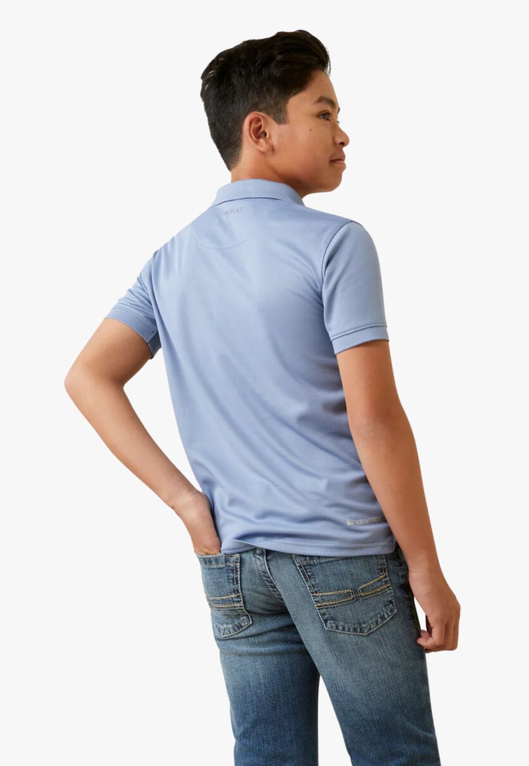 Ariat CLOTHING-Boys Polos Ariat Boys Tek Polo