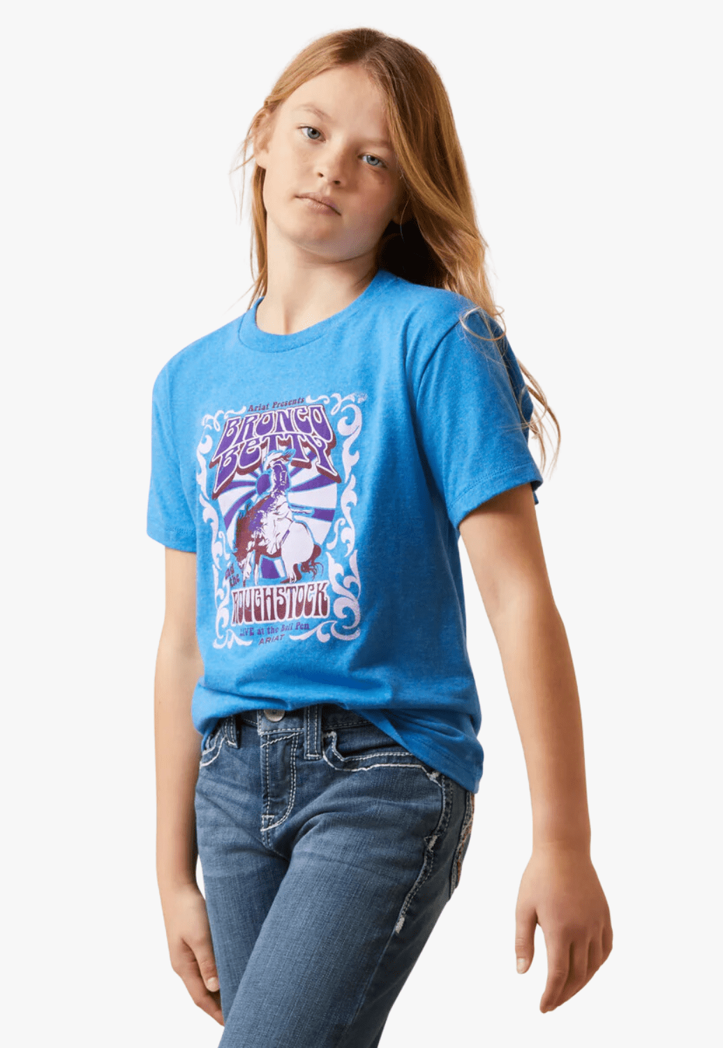 Ariat CLOTHING-Girls T-Shirts Ariat Girls Bronc Betty T-Shirt