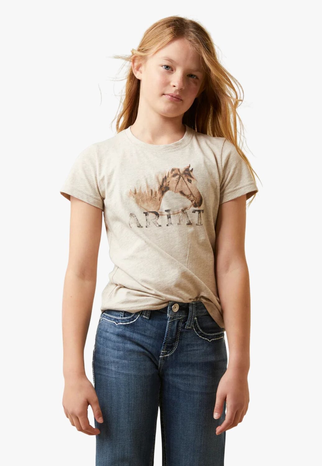 Ariat CLOTHING-Girls T-Shirts Ariat Girls Caballo T-Shirt