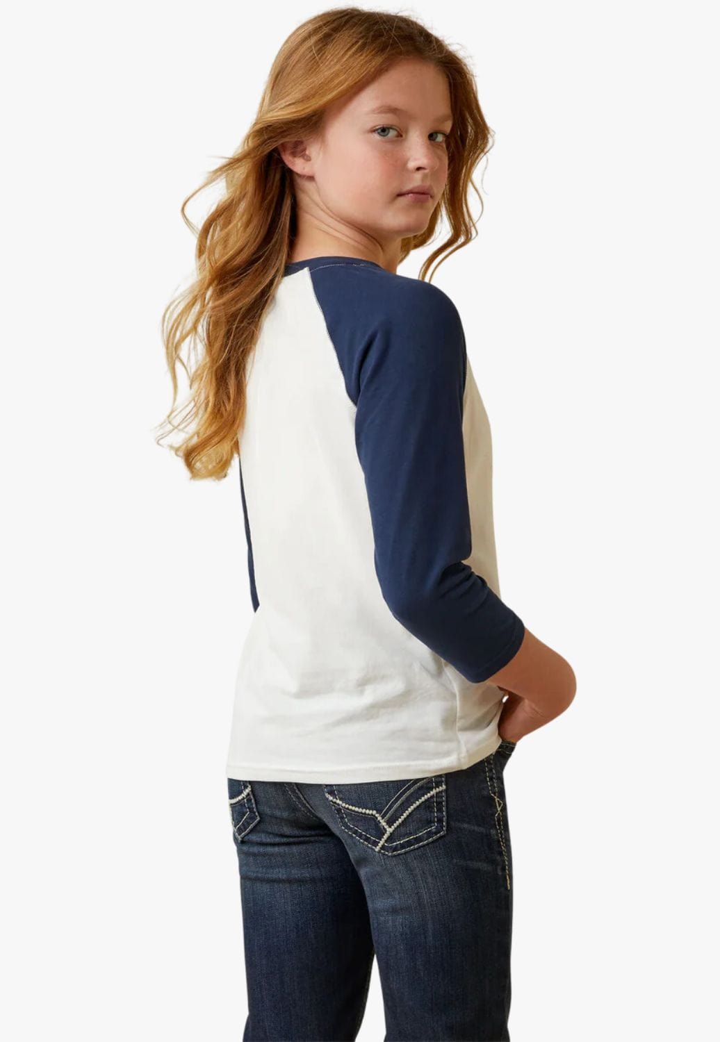 Ariat CLOTHING-Girls T-Shirts Ariat Girls Painted Buffalo T-Shirt