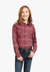 Ariat CLOTHING-Girls Long Sleeve Shirts Ariat Girls REAL Alma Snap Long Sleeve Shirt