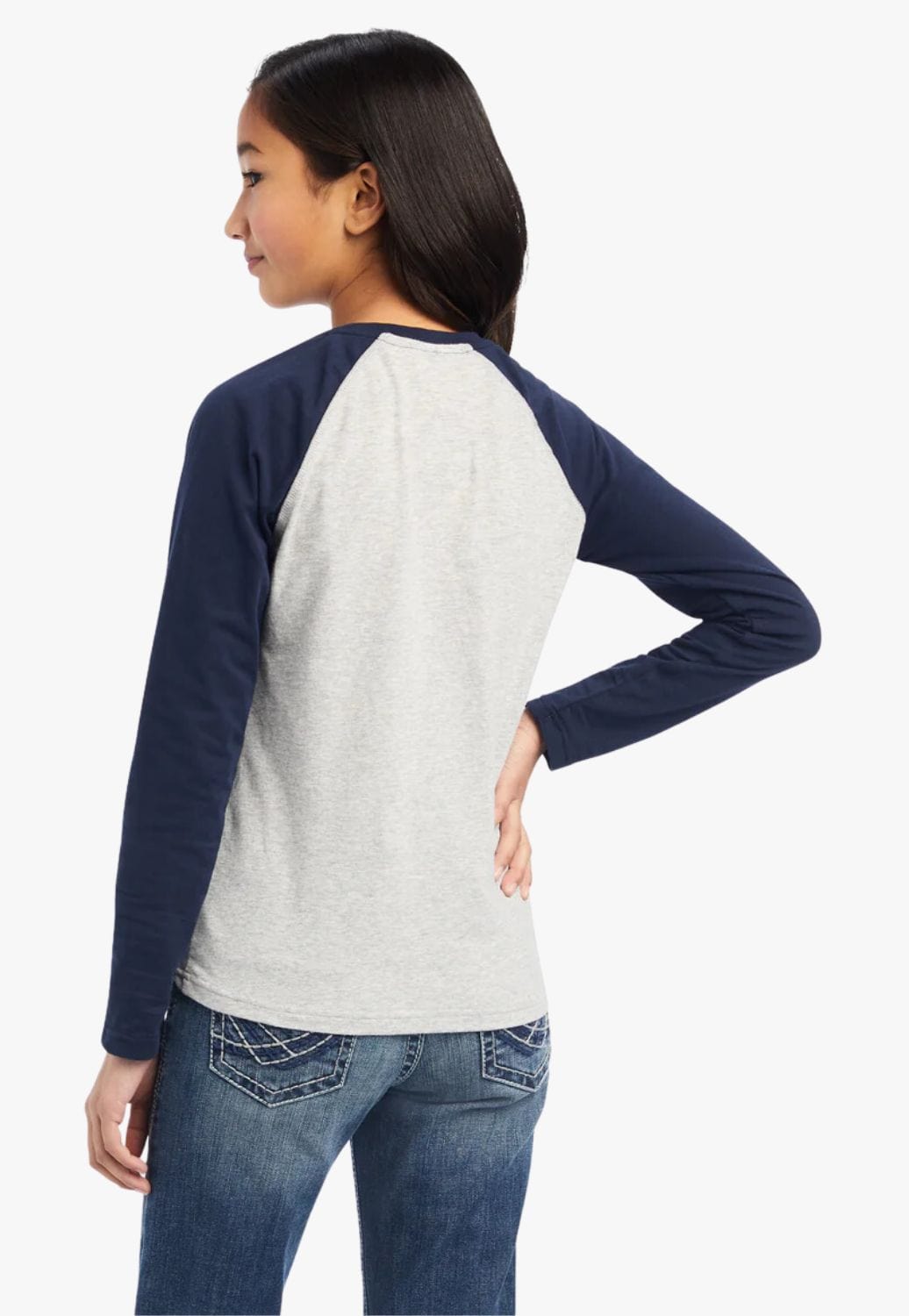 Ariat CLOTHING-Girls Long Sleeve Shirts Ariat Girls REAL Farm Animal Long Sleeve Shirt