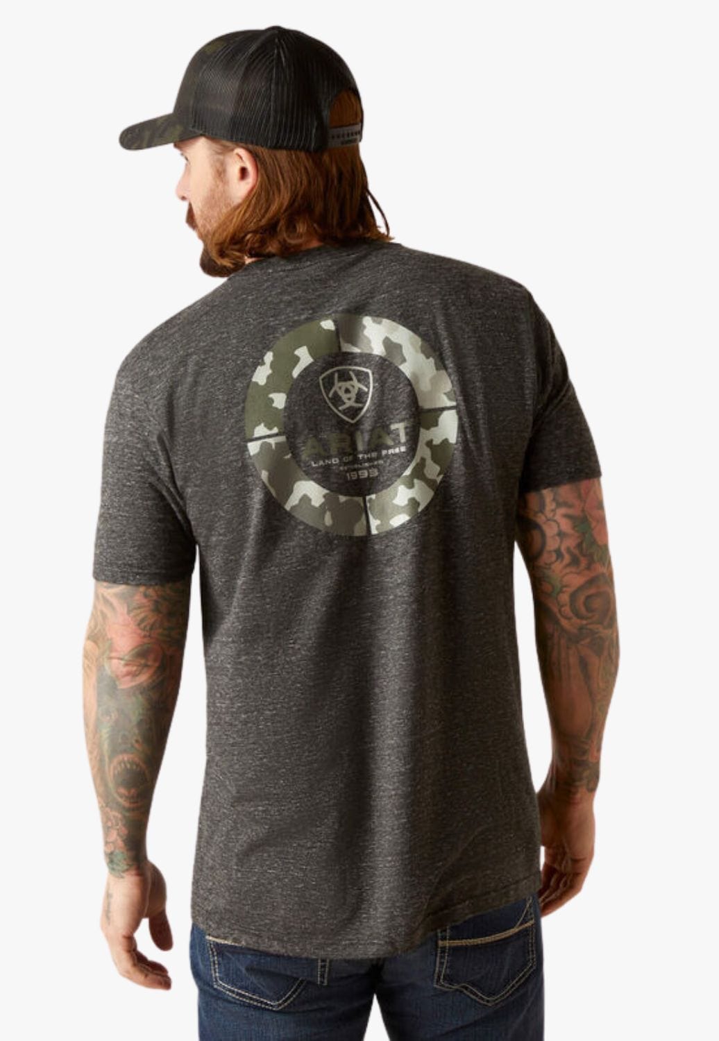 Ariat CLOTHING-MensT-Shirts Ariat Mens Camo Ring T-Shirt