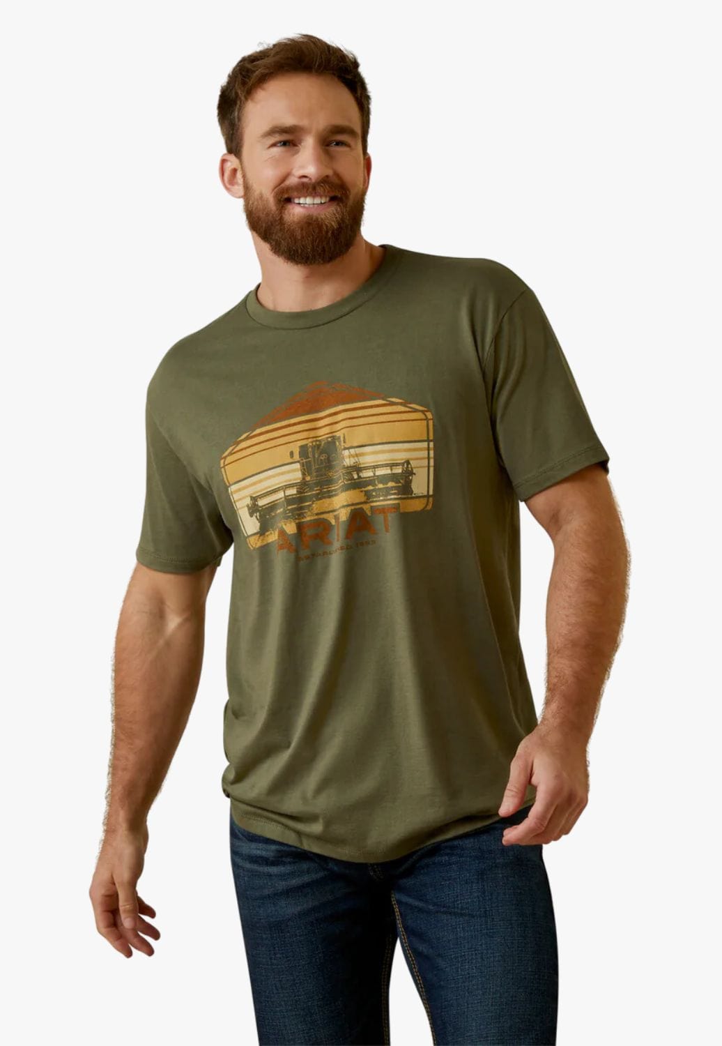 Ariat CLOTHING-MensT-Shirts Ariat Mens Combine T-Shirt