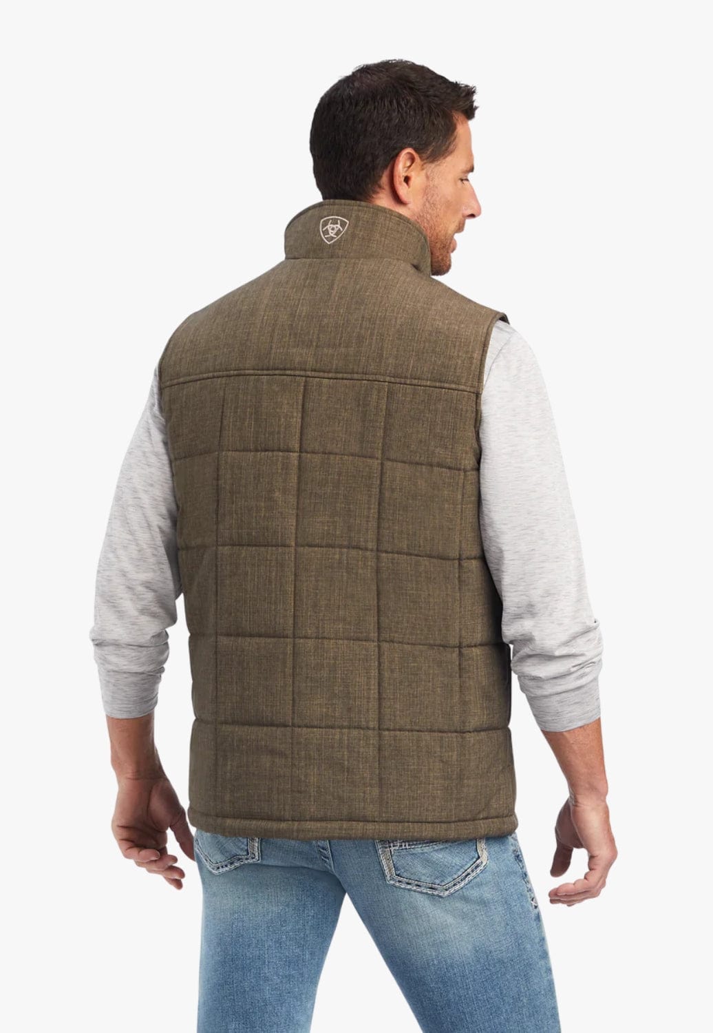 Ariat CLOTHING-Mens Vests Ariat Mens Crius Crocodile Insulated Vest