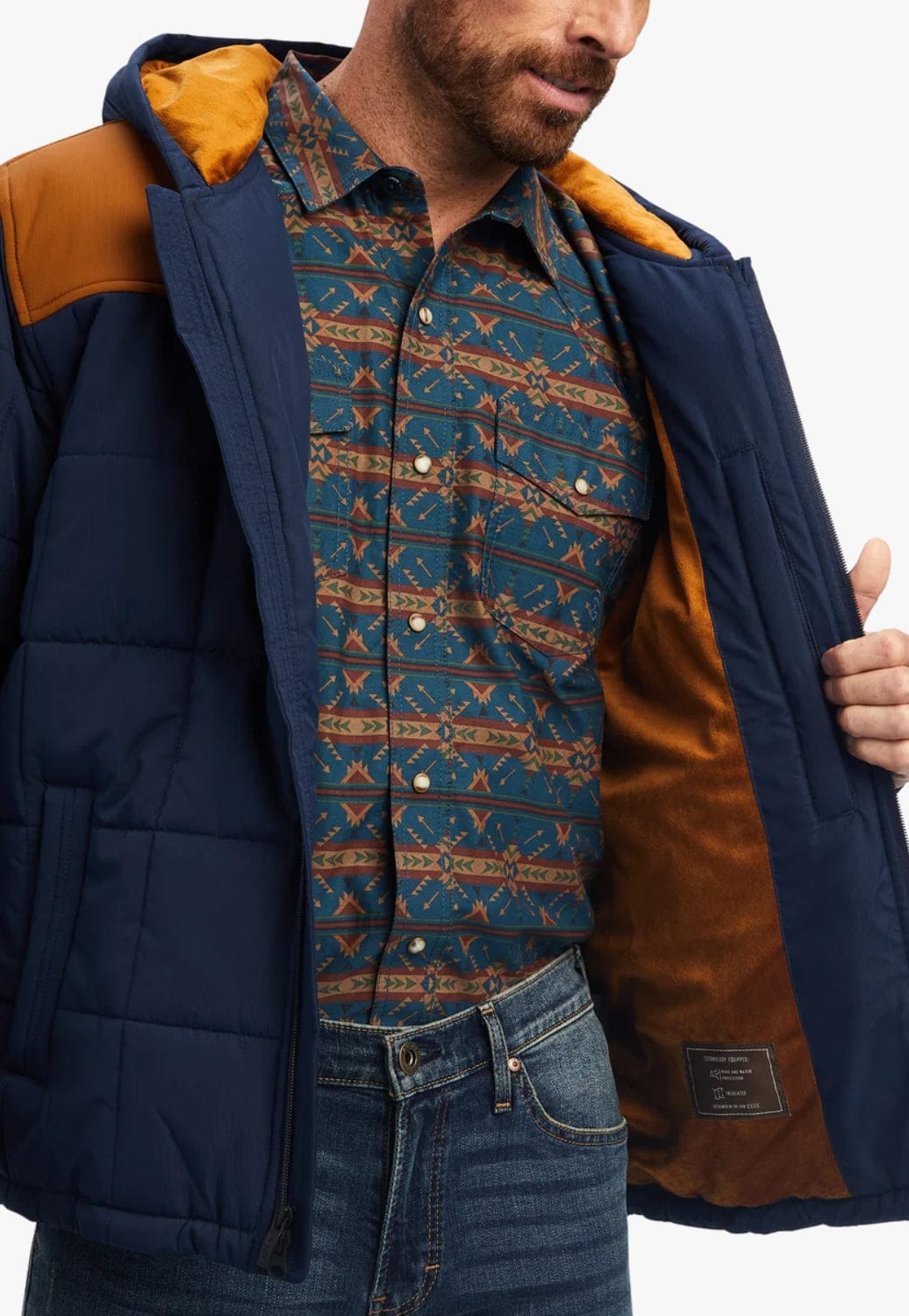 Ariat CLOTHING-Mens Jackets Ariat Mens Crius Hooded Insulated Jacket