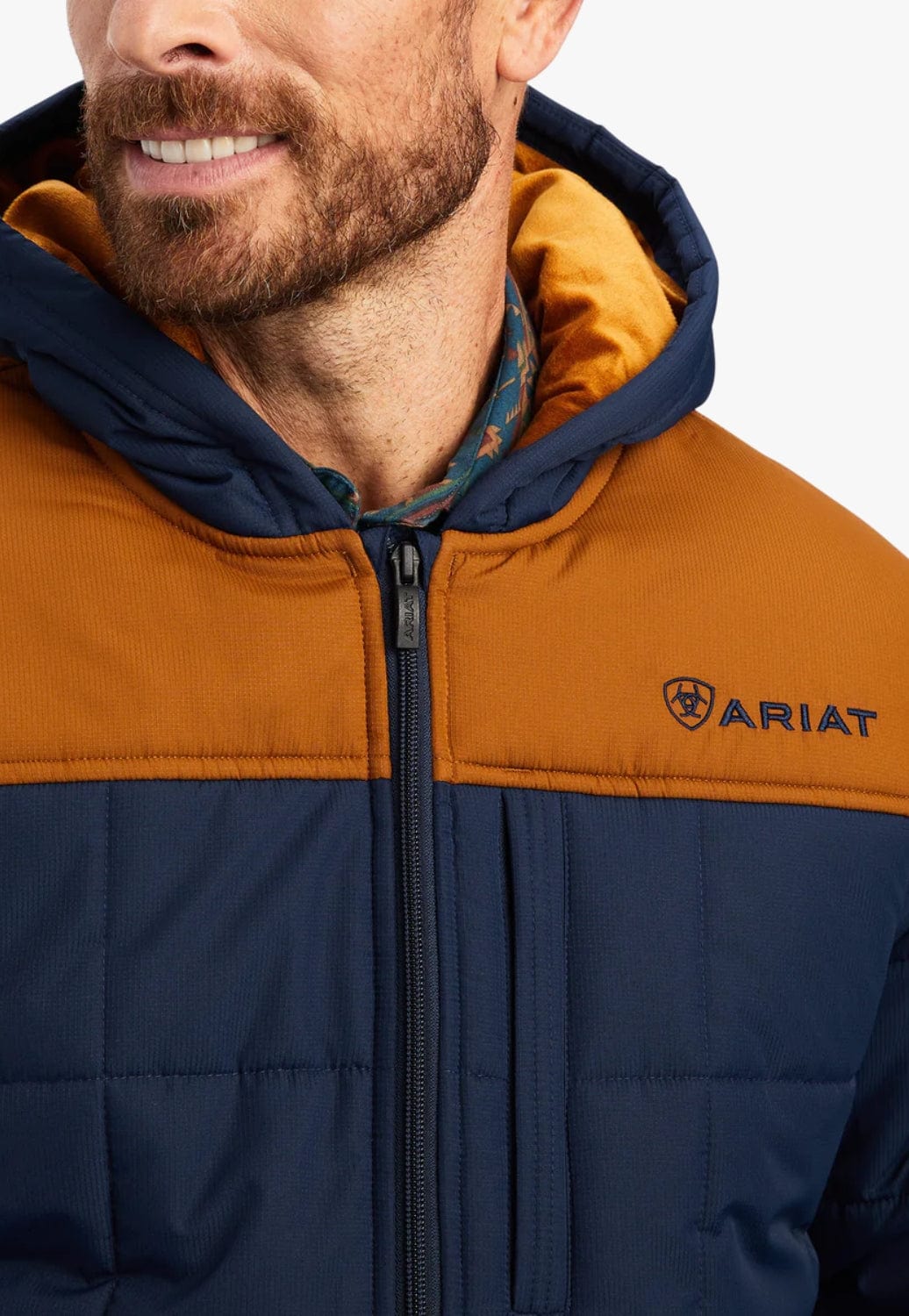 Ariat CLOTHING-Mens Jackets Ariat Mens Crius Hooded Insulated Jacket