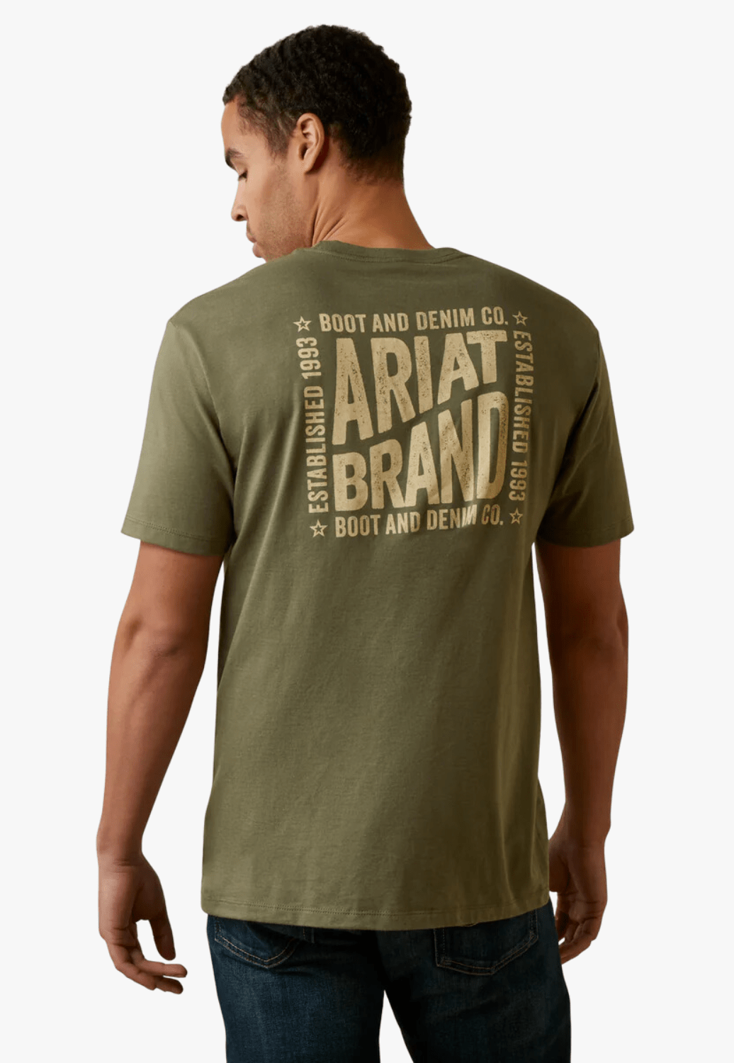 Ariat CLOTHING-MensT-Shirts Ariat Mens Curve Ball T-Shirt