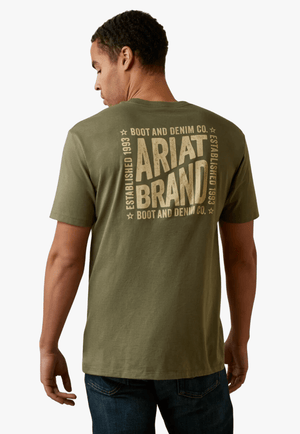 Ariat CLOTHING-MensT-Shirts Ariat Mens Curve Ball T-Shirt
