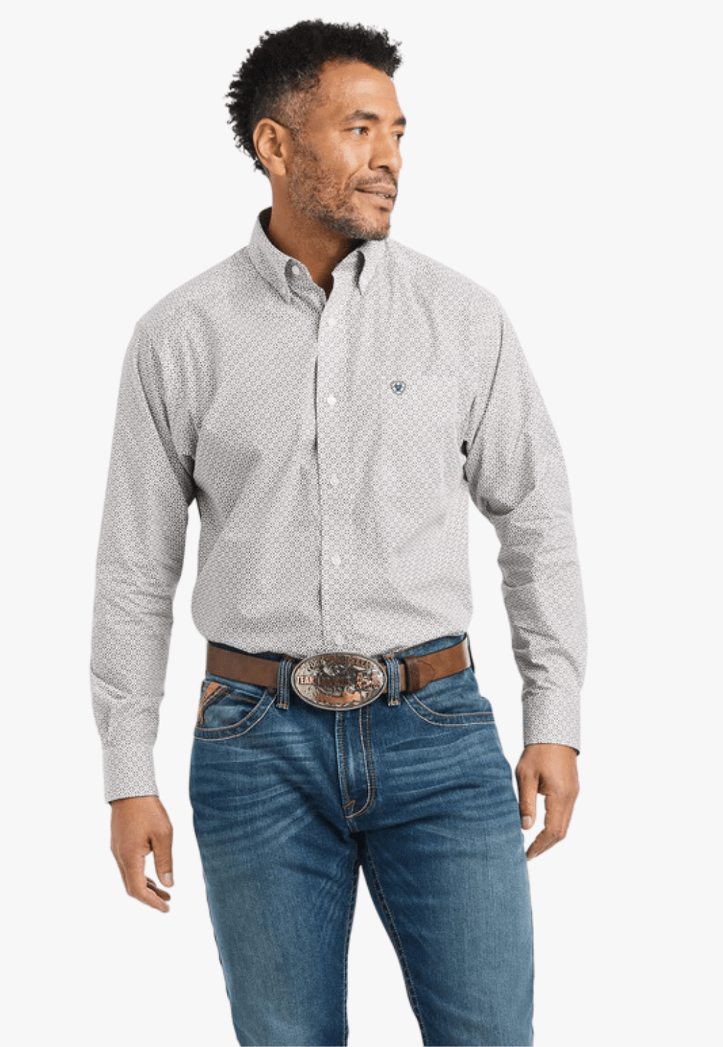 Ariat CLOTHING-Mens Long Sleeve Shirts Ariat Mens Gilean Classic Long Sleeve Shirt