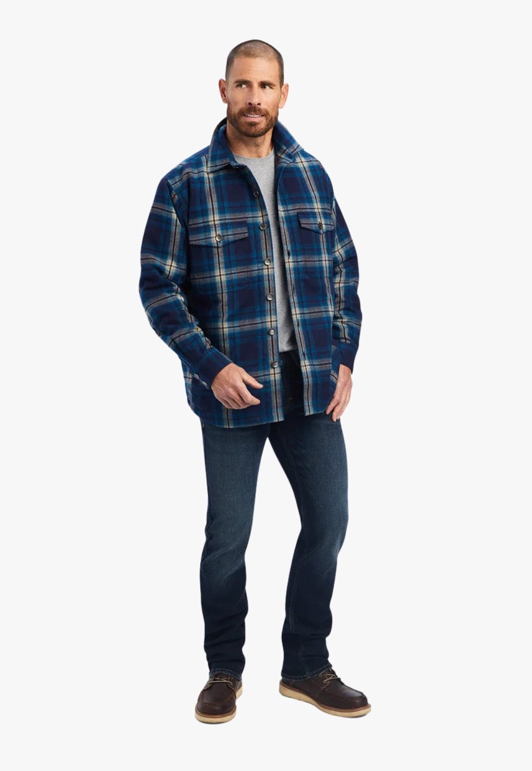 Ariat CLOTHING-Mens Jackets Ariat Mens Hannoch Shirt Jacket