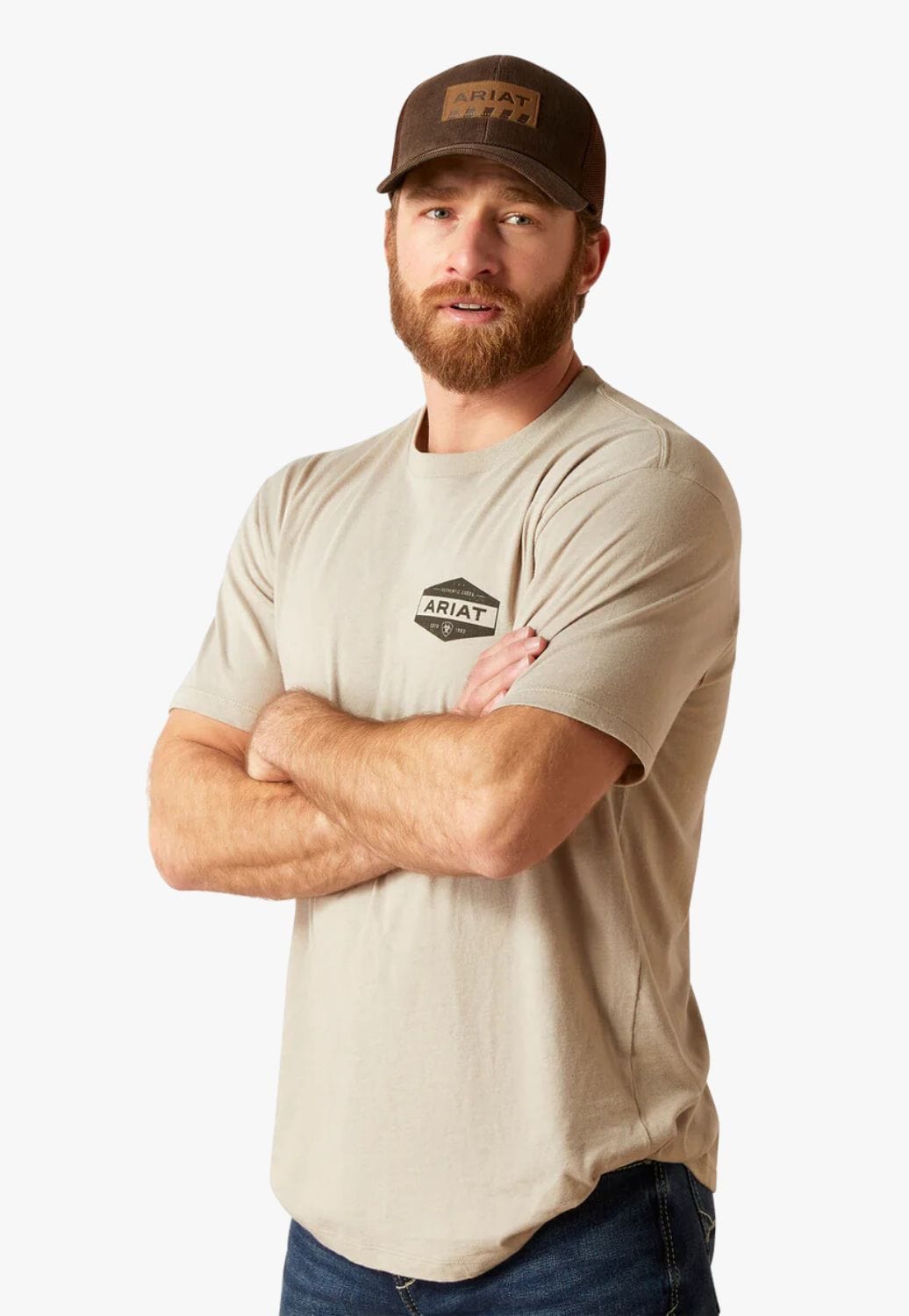 Ariat CLOTHING-MensT-Shirts Ariat Mens Hex T-Shirt