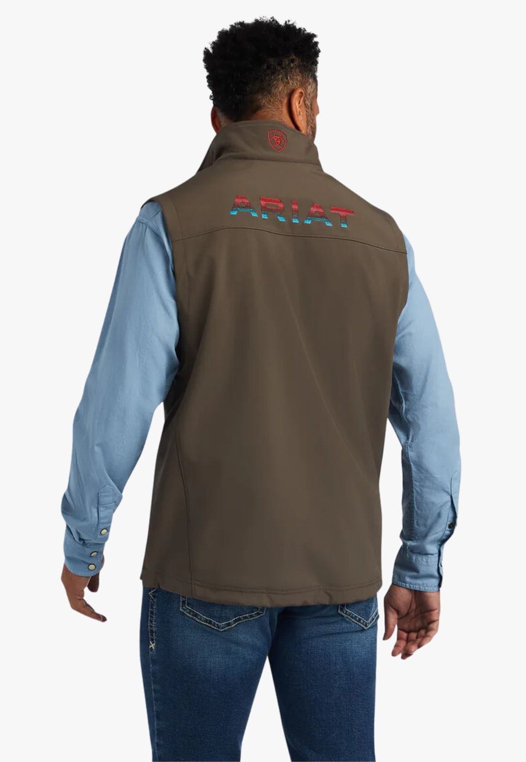 Ariat CLOTHING-Mens Vests Ariat Mens Logo 2.0 Softshell Vest