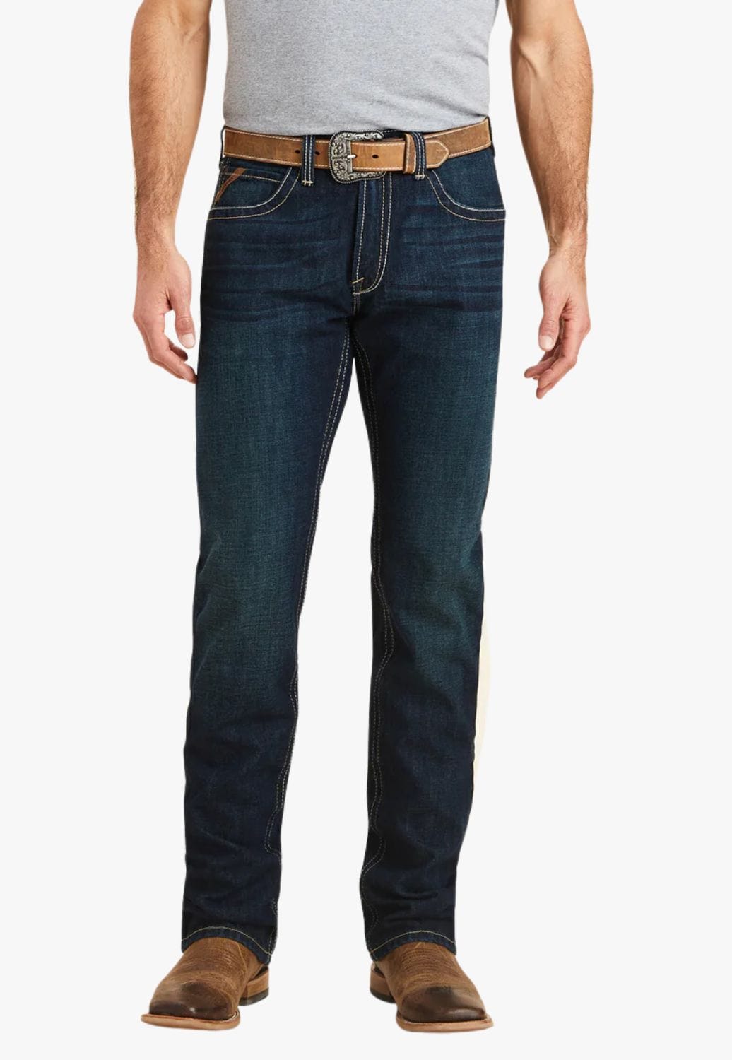 Ariat CLOTHING-Mens Jeans Ariat Mens M5 Winfield Straight Leg Jean