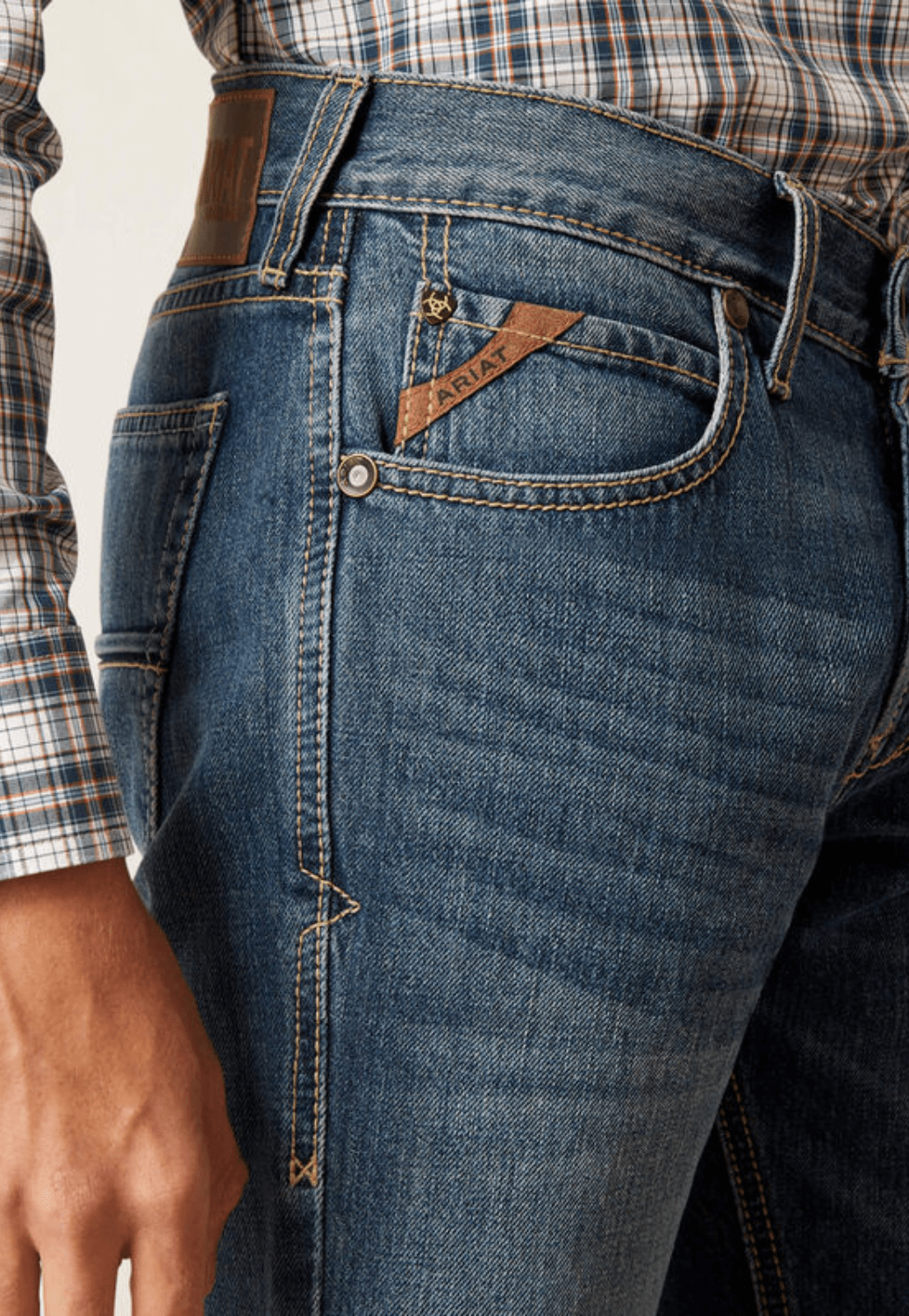 Ariat CLOTHING-Mens Jeans Ariat Mens M7 Ezra Slim Straight Leg Jean