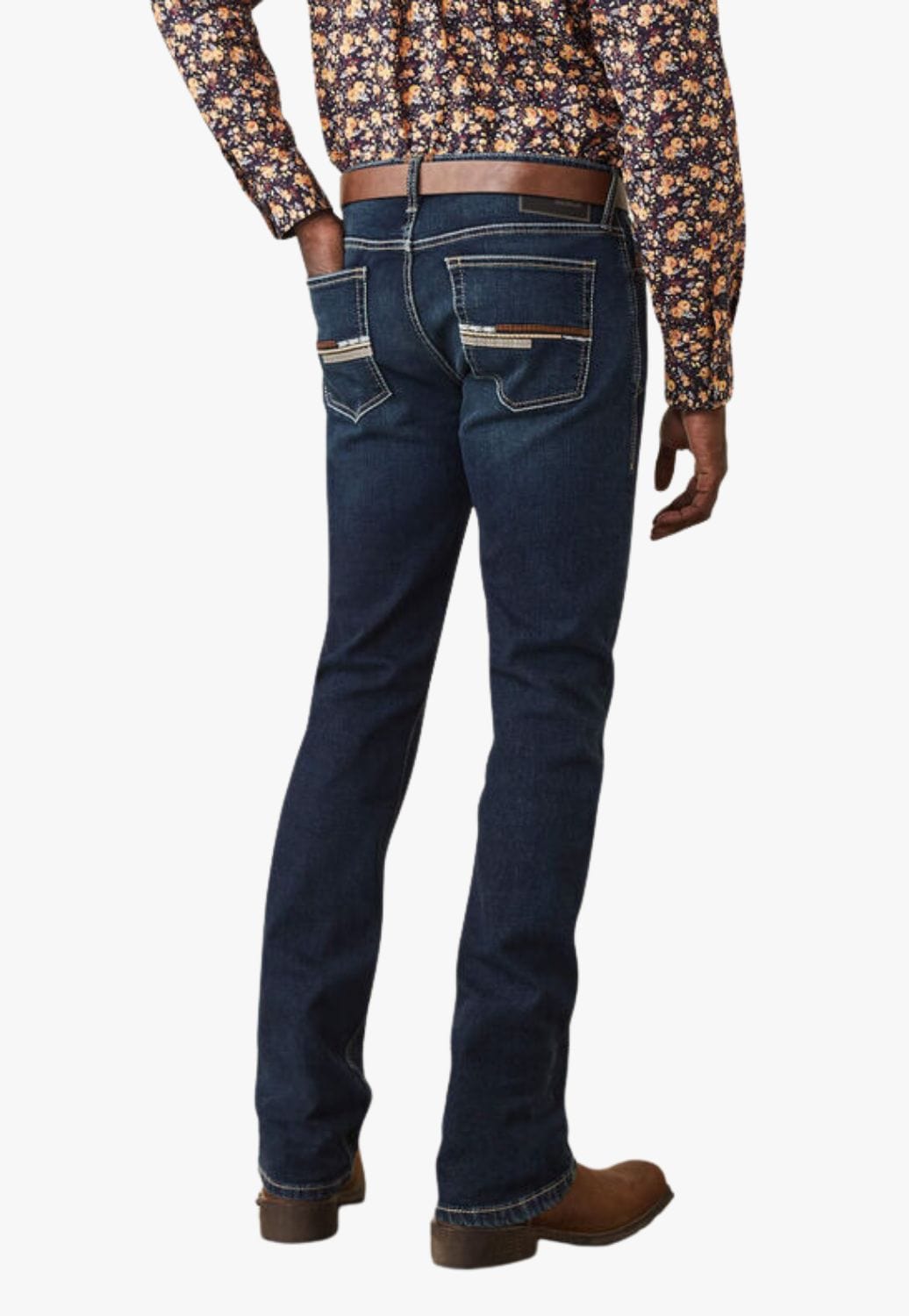 Ariat CLOTHING-Mens Jeans Ariat Mens M8 Bryson Straight Leg Jean