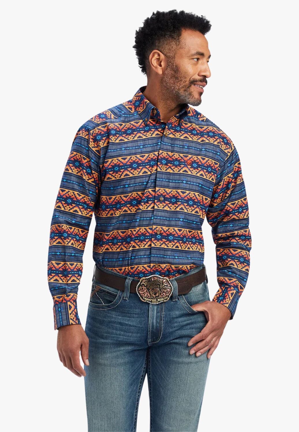 Ariat CLOTHING-Mens Long Sleeve Shirts Ariat Mens Nikolai Classic Long Sleeve Shirt