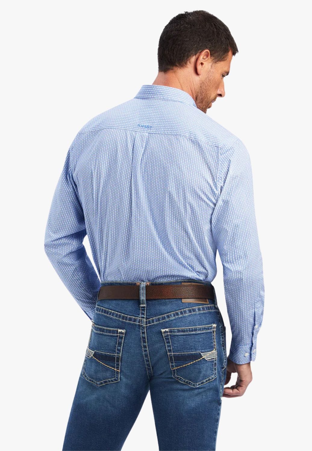 Ariat CLOTHING-Mens Long Sleeve Shirts Ariat Mens Nory Stretch Classic Long Sleeve Shirt