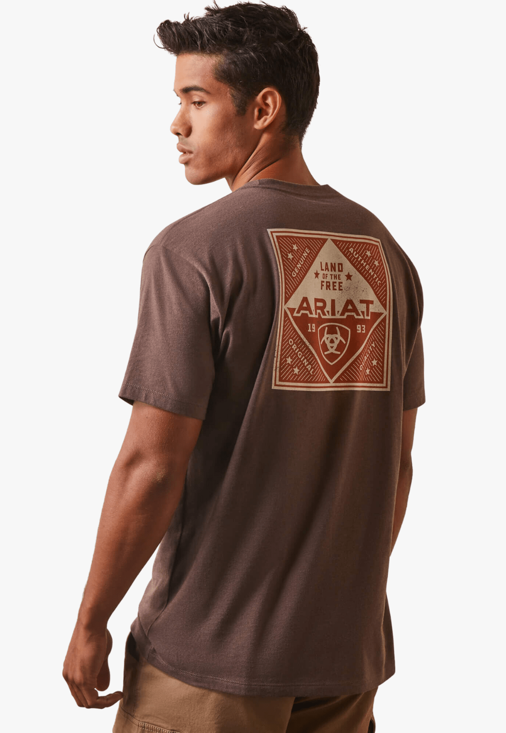 Ariat CLOTHING-MensT-Shirts Ariat Mens Patch T-Shirt