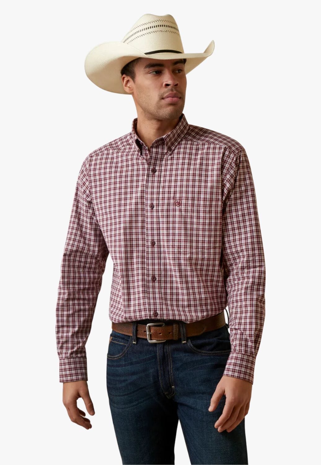 Ariat CLOTHING-Mens Long Sleeve Shirts Ariat Mens Pro Series Archie Classic Long Sleeve Shirt