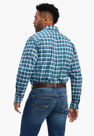 Ariat CLOTHING-Mens Long Sleeve Shirts Ariat Mens Pro Series Brantleigh Stretch Classic Fit Long Sleeve Shirt
