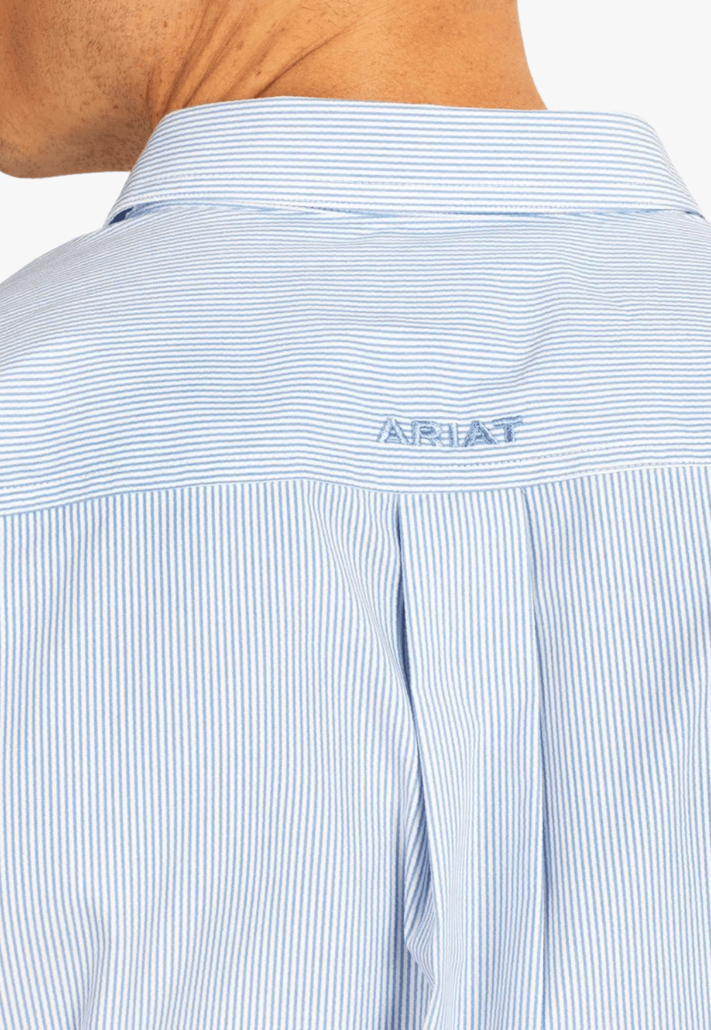 Ariat CLOTHING-Mens Long Sleeve Shirts Ariat Mens Pro Series Cliff Stripe Long Sleeve Shirt