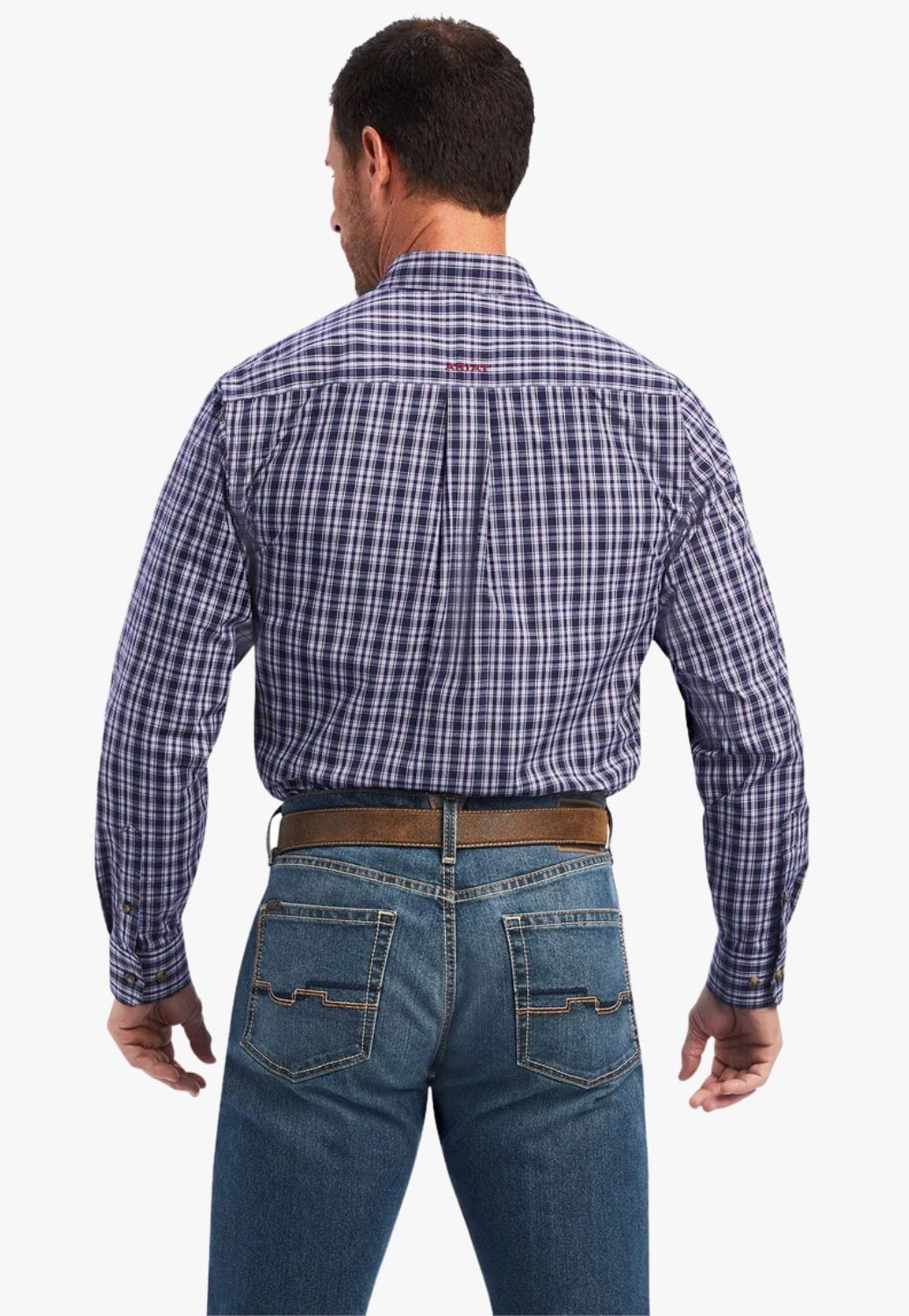 Ariat CLOTHING-Mens Long Sleeve Shirts Ariat Mens Pro Series Noell Fitted Long Sleeve Shirt