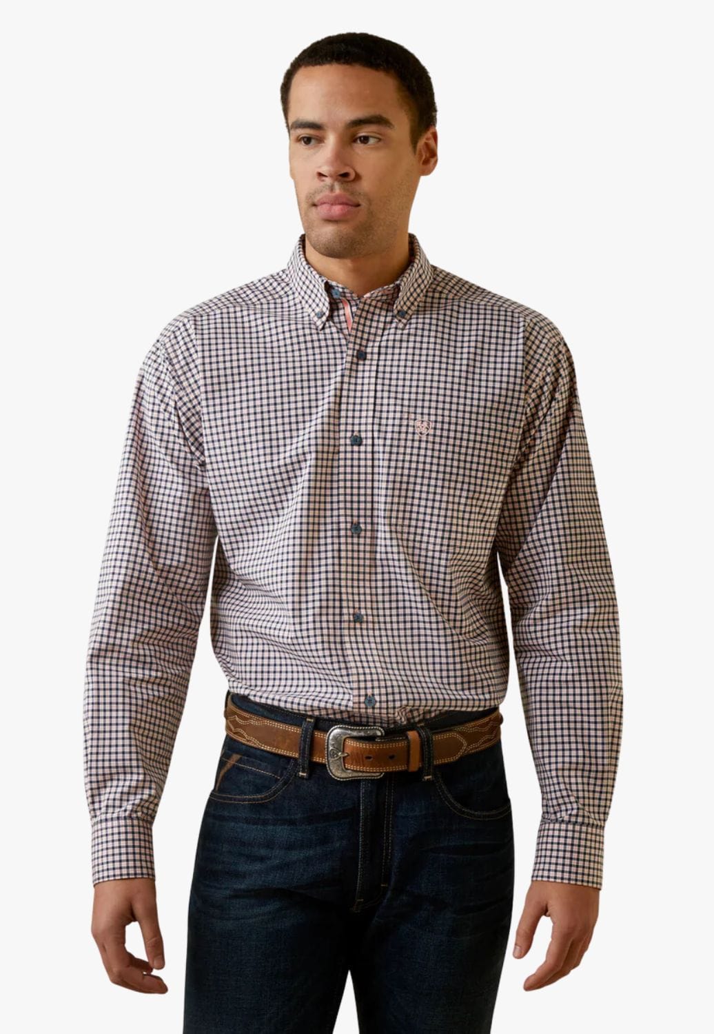 Ariat CLOTHING-Mens Long Sleeve Shirts Ariat Mens Pro Series Oswald Classic Long Sleeve Shirt