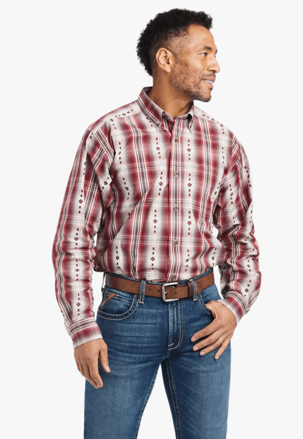 Ariat CLOTHING-Mens Long Sleeve Shirts Ariat Mens Pro Series Wilfred Classic Long Sleeve Shirt