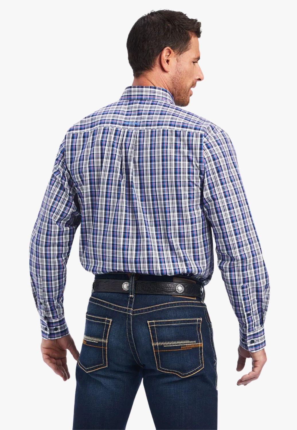 Ariat CLOTHING-Mens Long Sleeve Shirts Ariat Mens Pro Serious Nolen Classic Long Sleeve Shirt
