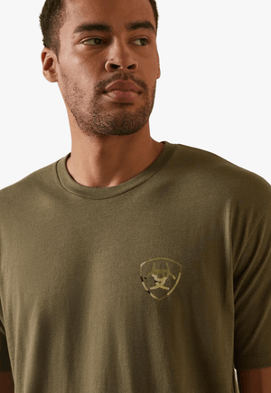 Ariat CLOTHING-MensT-Shirts Ariat Mens Tonal Camo Flag T-Shirt