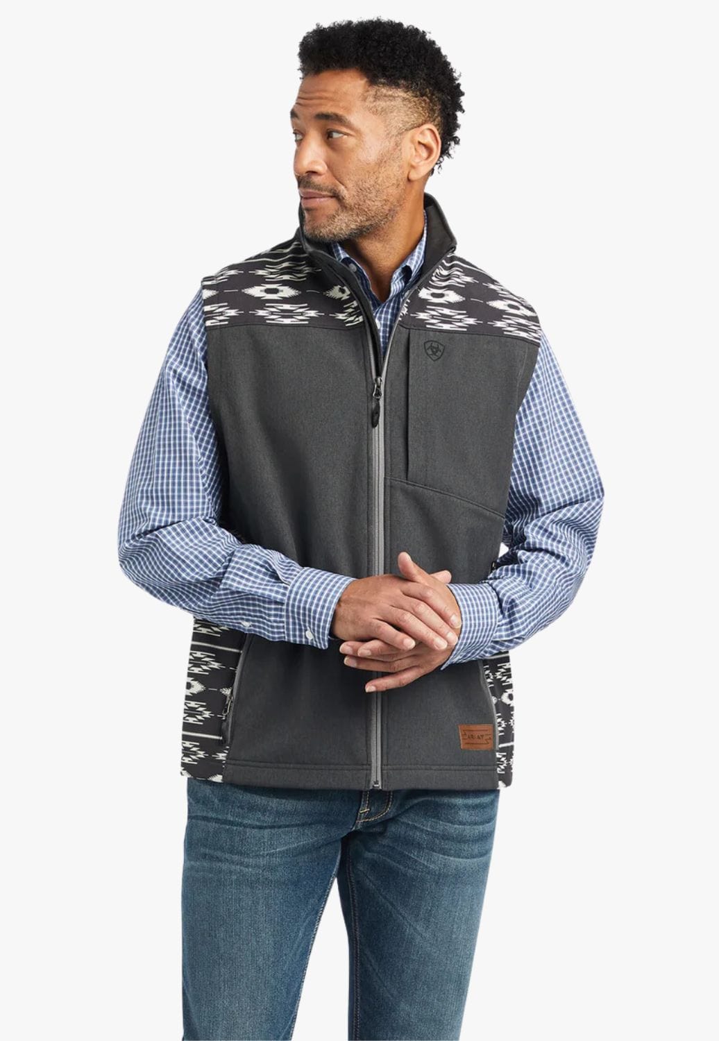 Ariat CLOTHING-Mens Vests Ariat Mens Vernon 2.0 Chimayo Vest