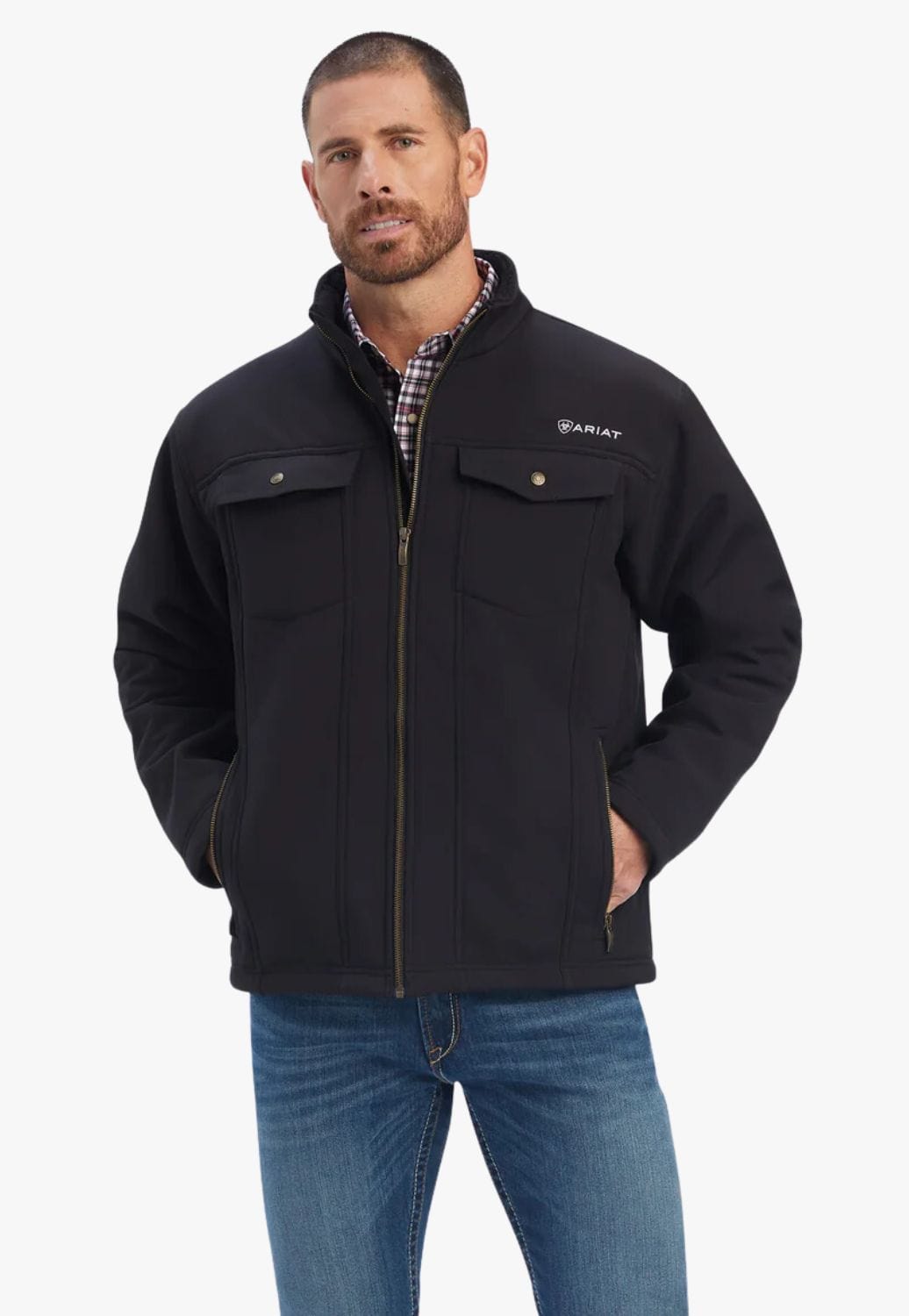 Ariat CLOTHING-Mens Jackets Ariat Mens Vernon Sherpa Jacket