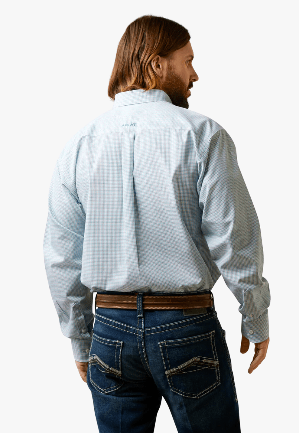 Ariat CLOTHING-Mens Long Sleeve Shirts Ariat Mens Wrinkle Free Westley Classic Long Sleeve Shirt