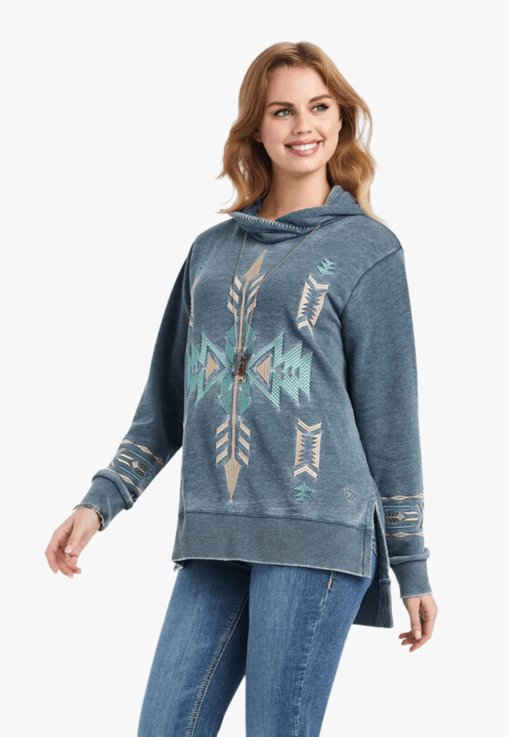 Ariat CLOTHING-Womens Pullovers Ariat Womens Alo Vera Hoodie