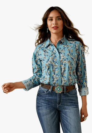 Ariat CLOTHING-Womens Long Sleeve Shirts Ariat Womens Annette Long Sleeve Shirt